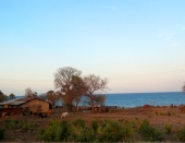Fishing village along Lake Malawi